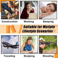 Sratte ear plugs help focus during study and work