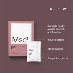 MSC1 Tone sachets pack, convenient single-serve format