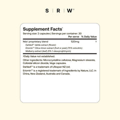 SRW Ndo¹ Equilibrium bottle resting on a neutral surface.