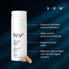 SRW Nrv² Calm capsules for daily stress relief routines