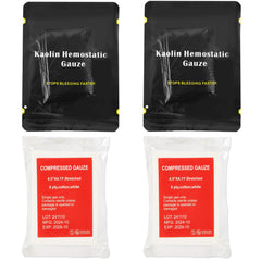 Stamen emergency gauze 3x145 in a compact 2-pack for quick field deployment.