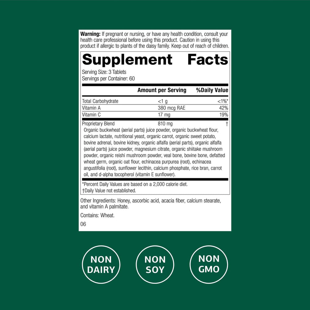 Standard Process Cataplex A-C-P bottle front view for daily nutrition.