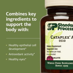 Cataplex A ingredients graphic with whole-food sources
