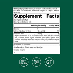Standard Process Chlorophyll Complex softgels for daily immune support