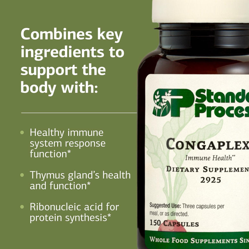 Congaplex label close-up shows ribonucleic acid and non-dairy formula