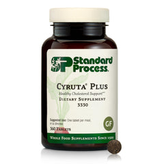 Standard Process Cyruta Plus bottle showing capillary support for circulation health.
