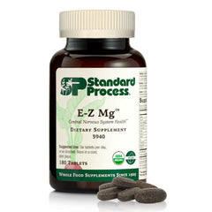Standard Process E-Z Mg bottle front view for daily nervous system support.