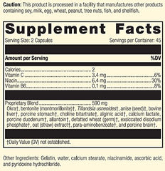 Gastrex illustration with okra plant highlights key ingredients