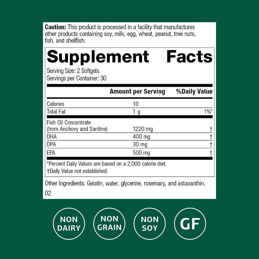 Olprima EPA|DHA softgels closeup highlighting omega-3 capsules for daily health.