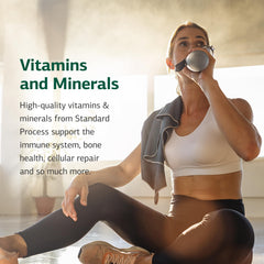 Standard Process Organically Bound Minerals USDA organic label indicates certified quality.