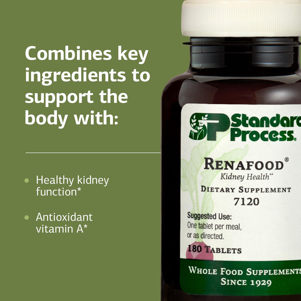 Standard Process Renafood front packaging highlighting non-soy formula