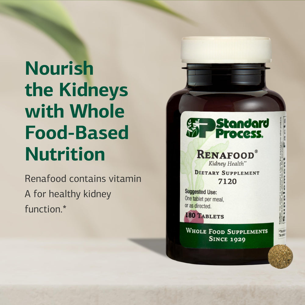 Standard Process Renafood tablets ready to take with meals for daily wellness