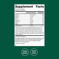 Senaplex capsules close-up highlighting B vitamins for energy and cellular health.