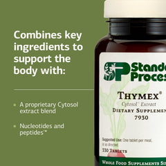 Bottle label detail highlights non-soy ingredients in Thymex Cytosol.