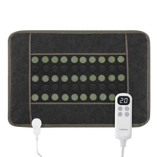 STARBEDIA Far Infrared Pad on back delivers deep warmth for everyday comfort