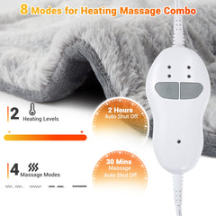 STARBEDIA heating pad with ergonomic contour supports targeted upper body relief