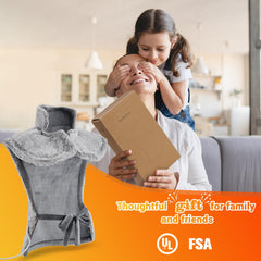 STARBEDIA large 24x35 inch pad delivers expansive coverage for back and shoulders