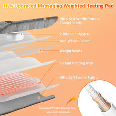 User-friendly display shows 3 heat levels and 3 massage modes.