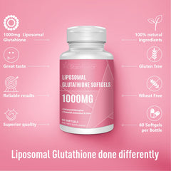 Starehonorr liposomal glutathione label highlights non GMO and vitamin C