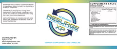 StarPass Labs Resurge capsules-closeup highlights texture and premium sleep aid formulation.