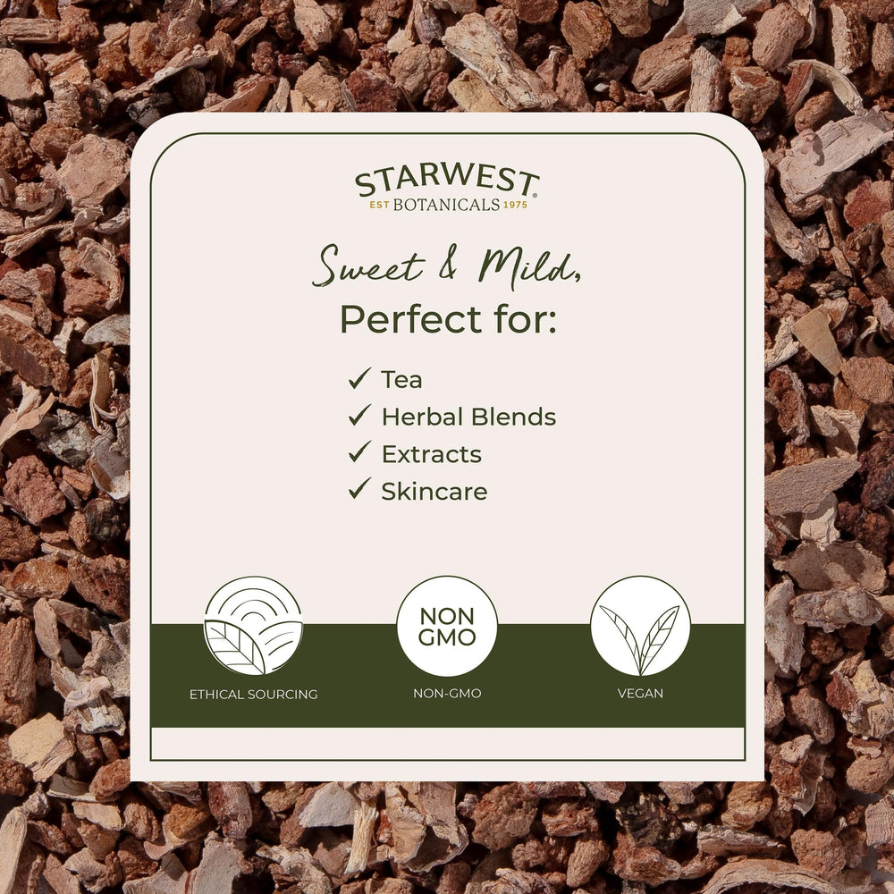 Starwest Birch Bark tea infusion in cup with natural aroma.