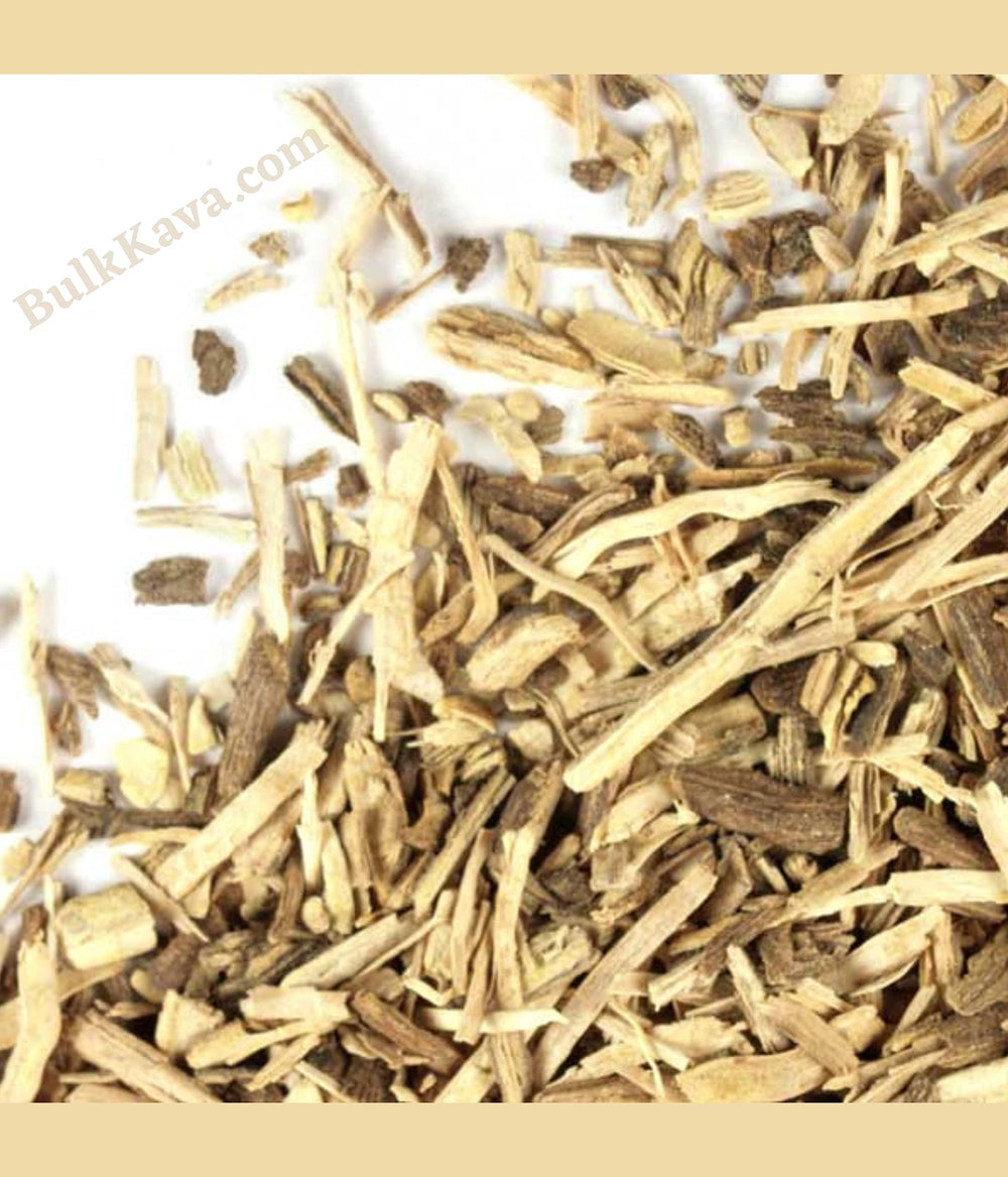 Starwest Botanicals Kava root C/S in a resealable bag for easy calming evening rituals.