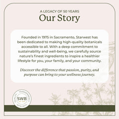 Starwest Botanicals Organic Mullein Leaf sourced from sustainable farming partners.