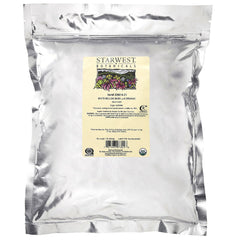 Starwest Botanicals White Willow Bark closeup, showing bark texture for herbal preparations.