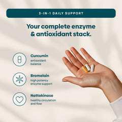 Stay-Well Naturals bromelain capsules highlighted for simple daily consumption.