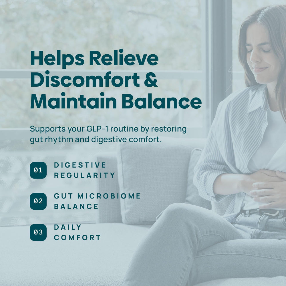 Stay-Well Naturals GLP-1 Probiotic Akkermansia microbiome image showing gut balance support