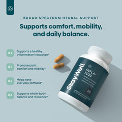 Stay-Well Naturals Infla-1500 ashwagandha capsules for everyday resilience