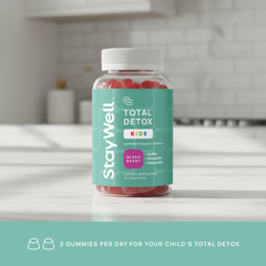 Stay-Well Naturals kids taking gummy shows easy daily supplementation