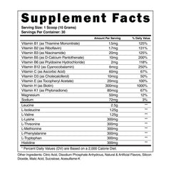 Steel Supplements BCAA EAA powder scoop for convenient dose.