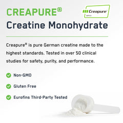 SteelFit Creapure Creatin-Monohydrat Pulver mit Sportgetränk – geschmacklos und vielseitig einsetzbar
