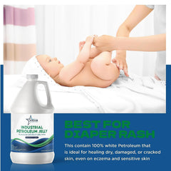 STELLAR Snow White Petroleum Jelly application in skincare and haircare products