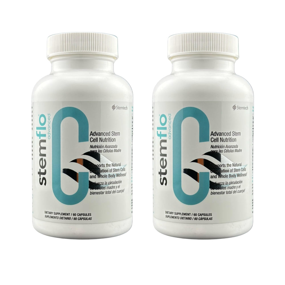Stemtech StemFlo Advanced Formula bottle front for daily vitality and energy support