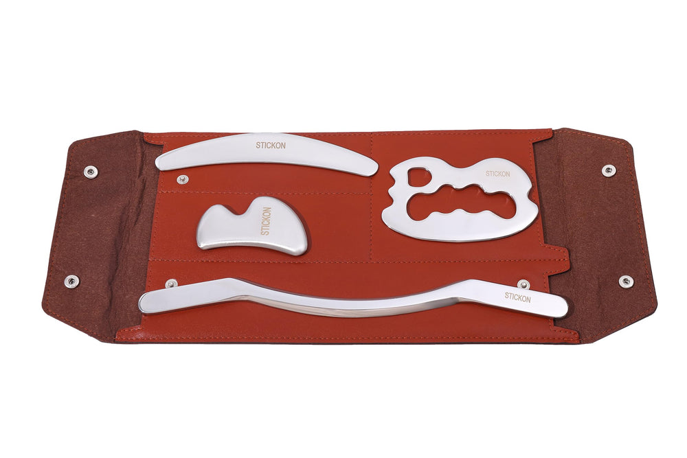 STICKON Gua Sha tool for back massage to ease tension and improve circulation.