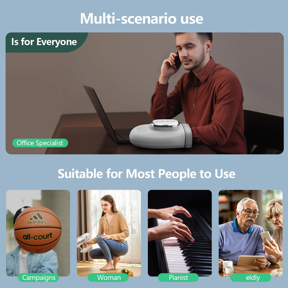 Stjiatu digital-controls for quick, precise massage intensity and heat settings.
