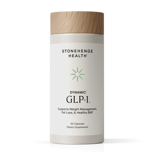 Stonehenge Health Dynamic GLP-1 bottle highlighting appetite control