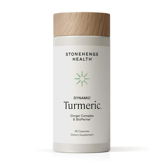 Stonehenge Health Dynamic Turmeric Curcumin bottle for daily wellness