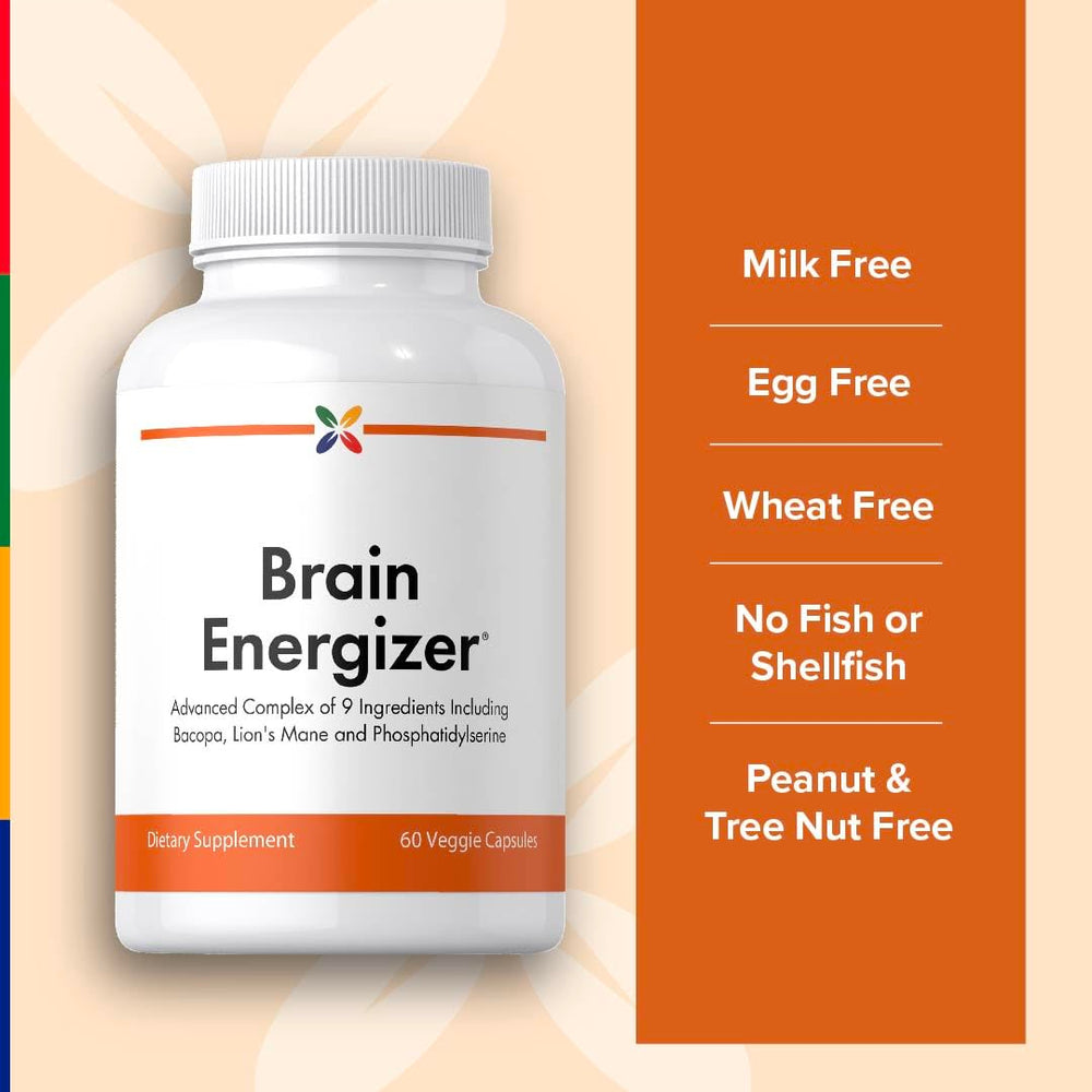 Stop Aging Now Lion's Mane extract vial on desk emphasizing neural health potential