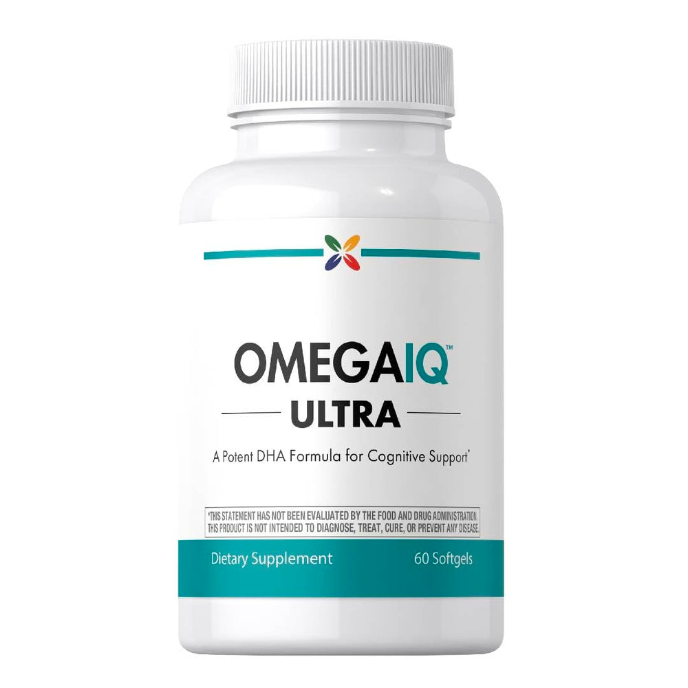 Stop Aging Now Omega-3 bottle front showing label for daily wellness