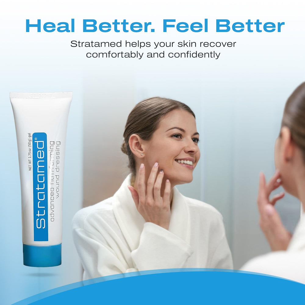 Stratamed fits with or without traditional dressings, enabling flexible healing routines.