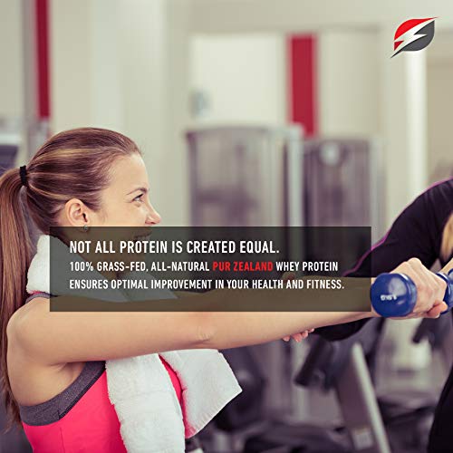Strength Genesis Pur Zealander Whey Vanilla ingredient panel emphasizes grass-fed sourcing.
