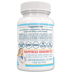 Stress Lift label highlights organic ashwagandha and adrenal support