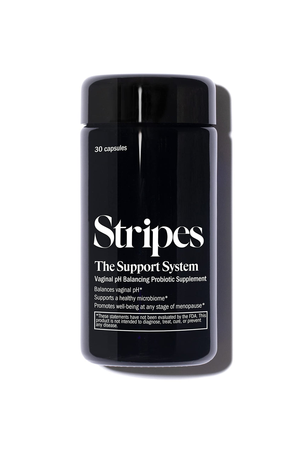 STRIPES Naomi Watts The Support System bottle shows easy daily probiotic support.