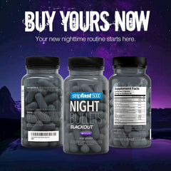 Nighttime use scene with Stripfast5000 Night Bullets before bed