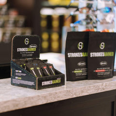 Strokes Gained Hydration post-round recovery with electrolyte support.