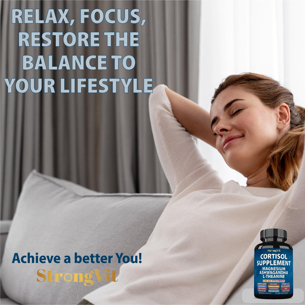StrongVit adaptogens blend with lions mane and rhodiola for resilience