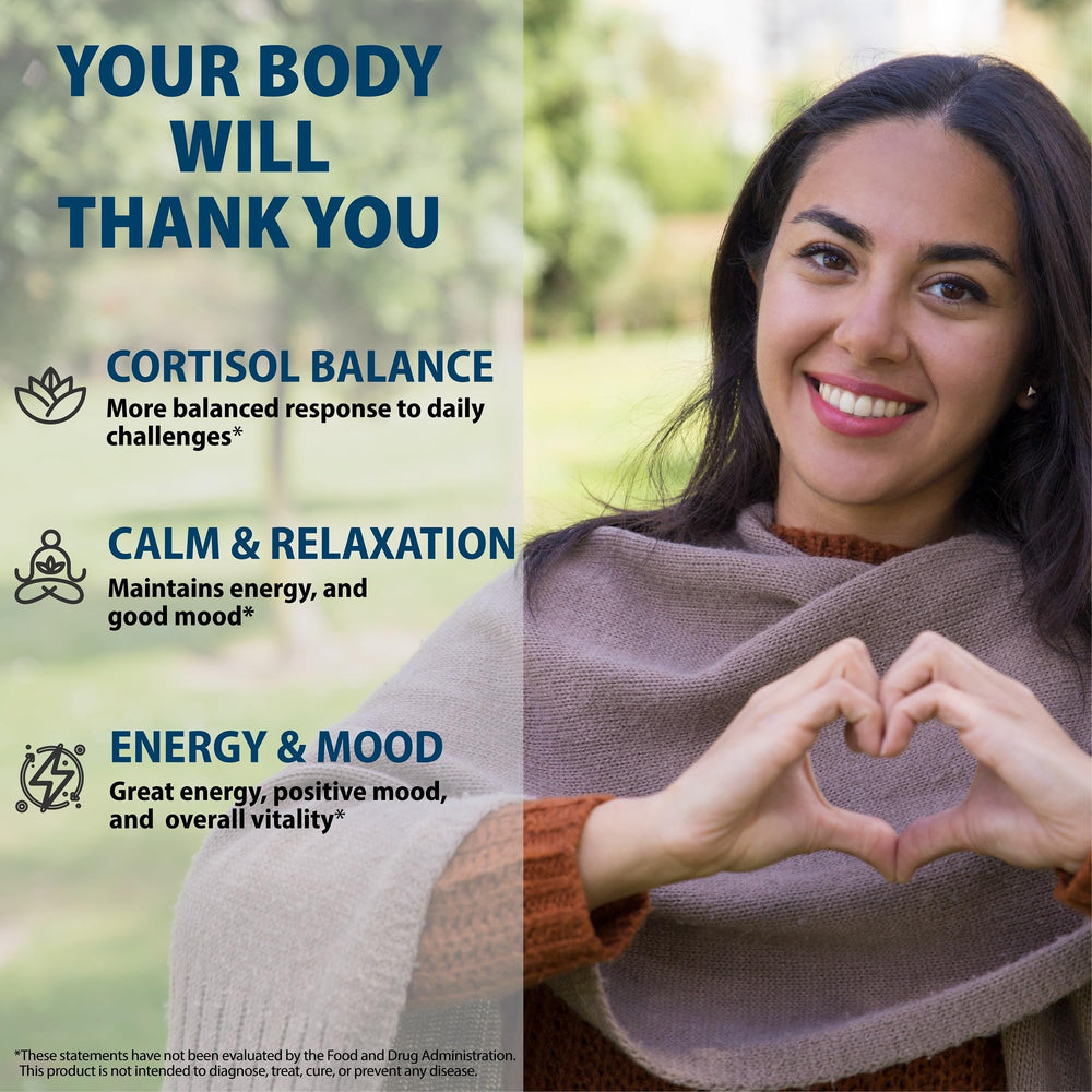 StrongVit ashwagandha and magnesium complex highlights calming ingredients